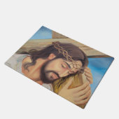Christelijk geloof Jezus Christus Deurmat (Schuin)
