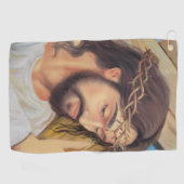 Christelijk geloof Jezus Christus Golfhanddoek (Horizontaal)