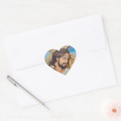 Christelijk geloof Jezus Christus Hart Sticker (Envelop)