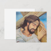 Christelijk geloof Jezus Christus Kaart (Voorkant / Achterkant)