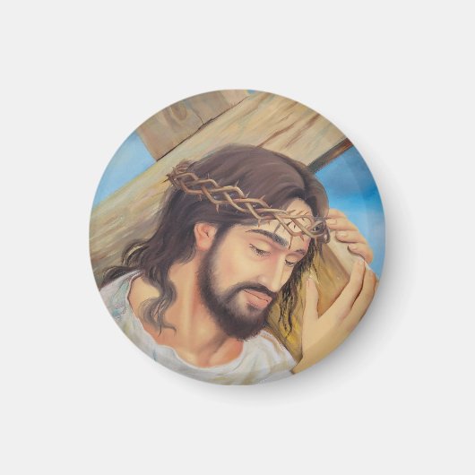 Christelijk geloof Jezus Christus Magneet (Voorkant)