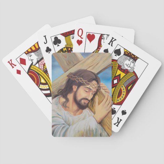 Christelijk geloof Jezus Christus Pokerkaarten (Achterkant)