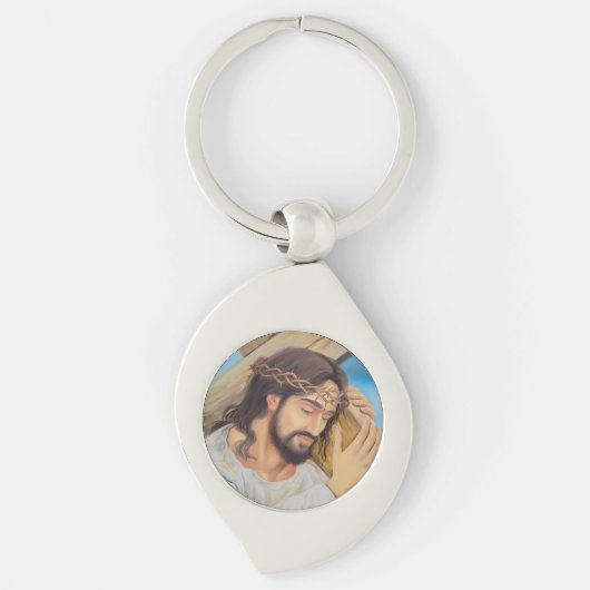 Christelijk geloof Jezus Christus Sleutelhanger (Voorkant)