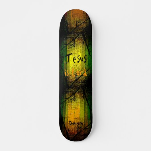 Christelijk geloof Jezus is Lord Skateboard (Voorkant)
