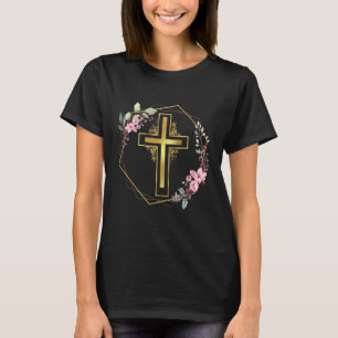 Christelijk geloof jezus katholieke religie kruis t-shirt