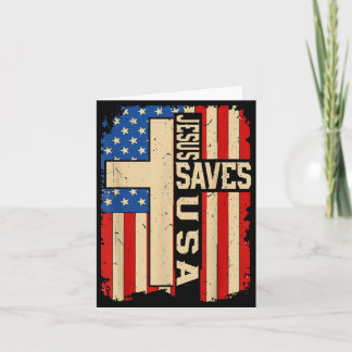 Christelijk geloof Jezus redt USA patriottisch Ame Kaart