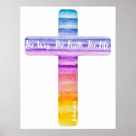 Christelijk geloof kunst Christelijke Galerij Kuns Poster