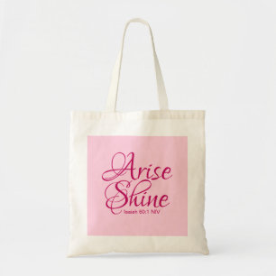 Christelijk Geloof Opstaan en Glans Bijbel Verse R Tote Bag