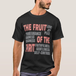 Christelijk Geloof Vrucht van de Geestenbijbel Sch T-shirt