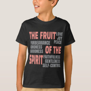 Christelijk Geloof Vrucht van de Geestenbijbel Sch T-shirt