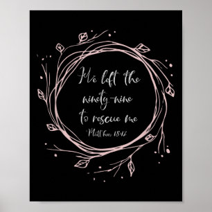 Christelijk geschenk - Hij verliet de negentig neg Poster