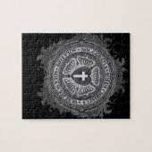 Christelijk Gift Luther Roos J-roos-zwarte achterg Legpuzzel (Horizontaal)