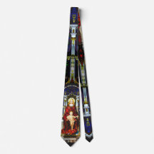 Christelijk Gift Stropdas, Jezus en Mary.