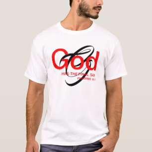 Christelijk GOD EINDELIJK SAY Custom Monogram T-shirt