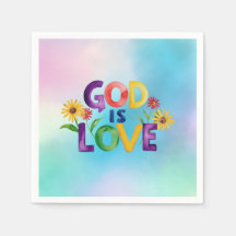 Christelijk God is Love Kleurrijke Daisy Flowers Q