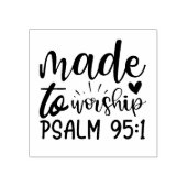 Christelijk godsdienstige prijsopgave rubberstempel (Afrduk)