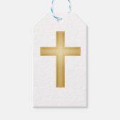 Christelijk Gold Cross Cadeaulabel (Voorkant)