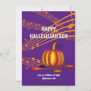 Christelijk Halloween Feestdagenkaart