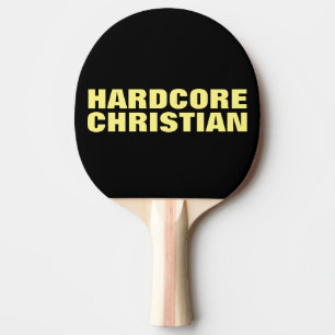 CHRISTELIJK, HARDCORE CHRISTELIJK PINGPONGBAT TAFELTENNISBATJE