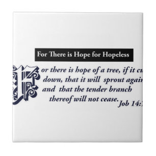 Christelijk hoopdesign tegeltje