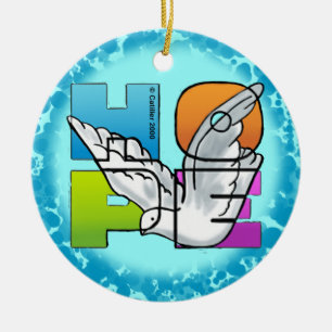 Christelijk Hope Dove Ornament