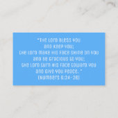 Christelijk Inspirerend Bijbelse Religieus Kruis Visitekaartje (Achterkant)