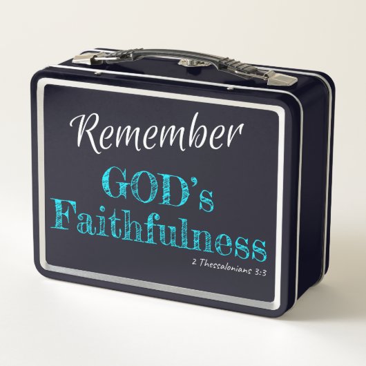 Christelijk Inspirerend herinnert zich trouw GOD's (Achterkant)