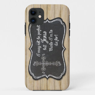 Christelijk Inspirerend Jezus Kruisbord iPhone 11 Hoesje