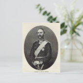 Christelijk IX, Koning van Denemarken Briefkaart (Staand voorkant)