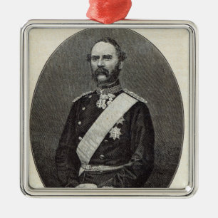 Christelijk IX, Koning van Denemarken Metalen Ornament