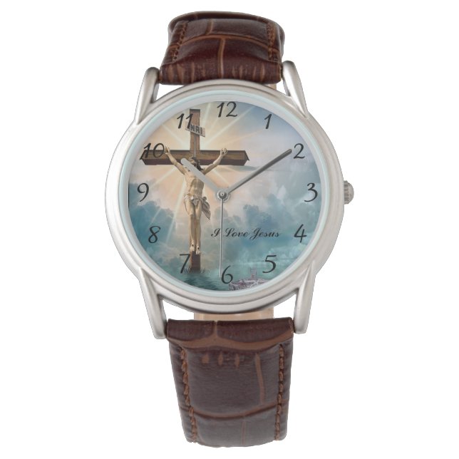 Christelijk Jezus gebed Horloge (Voorkant)