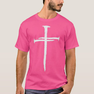 Christelijk Jezus Nail Cross T-shirt