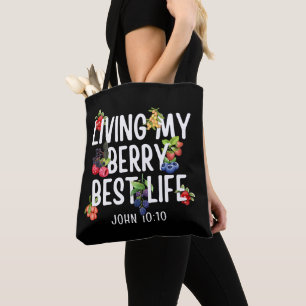 Christelijk JOHN 10 10 Living Mijn Berry Beste Lev Draagtas
