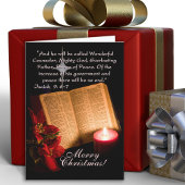 Christelijk kaarslicht kerst feestdagen kaart