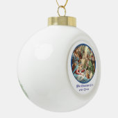 Christelijk Keramische Bal Ornament (Links)