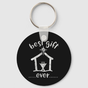 Christelijk kerstcadeau voor Jezus Verhaal Sleutelhanger