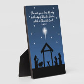 Christelijk kerstnavigatiescherm / Verse Fotoplaat (Zijkant)