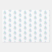 Christelijk kerstpapier inpakpapier vel (Voorkant 3)