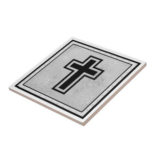 Christelijk kruis 2 tegeltje