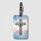  Christelijk Kruis Bagagelabel (Voorkant (verticaal))