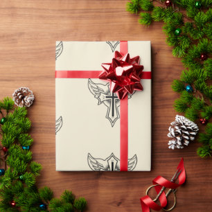 Christelijk kruis cadeaupapier
