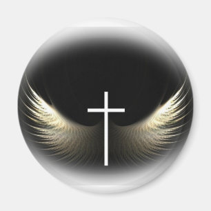 Christelijk Kruis en Heilige Geest Magneet