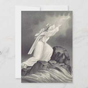 Christelijk kruis- en kroonsymbool bedankkaart