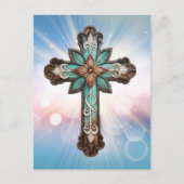 Christelijk kruis Feestdagenkaart (Voorkant)