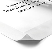 Christelijk Kruis Foton Herdenking van het Leven B Poster (Hoek)