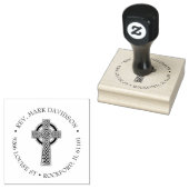 Christelijk Kruis Jezus Christus Keltisch Religieu Rubberstempel (Gestempeld)