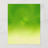 Christelijk Kruis op groene achtergrond Flyer (Achterkant)