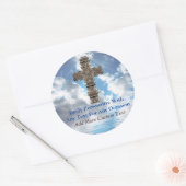 Christelijk kruis op prachtige Stickers aan de hem (Envelop)