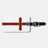 Christelijk kruisje bagagelabel (Voorkant horizontaal)