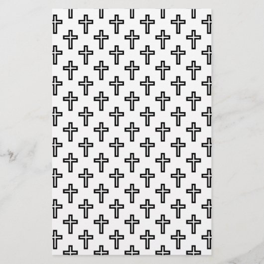 Christelijk kruisje briefpapier (Voorkant)